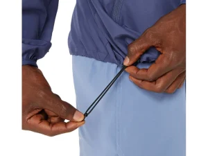 ASICS Kleding | Hardlopen>ACCELERATE LIGHT JACKET Thunder Blue