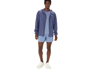 ASICS Kleding | Hardlopen>ACCELERATE LIGHT JACKET Thunder Blue