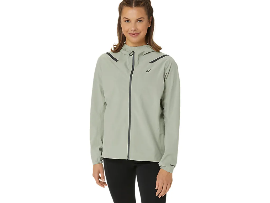 accelerate_waterproof__ja_0-1.webp ASICS Kleding | Jassen en vesten>ACCELERATE WATERPROOF 2.0 JACKET Olive Grey