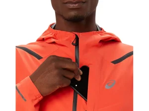ASICS Kleding | Hardlopen>ACCELERATE WATERPROOF 2.0 JACKET True Red