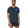 ASICS Shirts met korte mouwen | Bovenkleding> CHEST LOGO SS TEE French Blue/Brilliant White