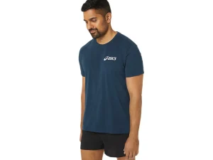 ASICS Shirts met korte mouwen | Bovenkleding> CHEST LOGO SS TEE French Blue/Brilliant White