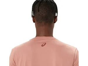 ASICS Shirts met korte mouwen | Bovenkleding> CHEST LOGO SS TEE Umeboshi/Antique Red