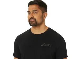 ASICS Shirts met korte mouwen | Bovenkleding> CHEST LOGO SS TEE Performance Black/Graphite Grey