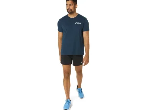 ASICS Shirts met korte mouwen | Bovenkleding> CHEST LOGO SS TEE French Blue/Brilliant White