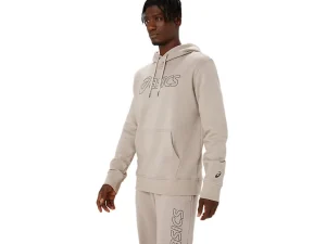 ASICS Hoodies en sweatshirts | Shirts met lange mouwen> LOGO OTH HOODIE Moonrock/Graphite Grey