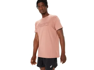 ASICS Shirts met korte mouwen | Bovenkleding> LOGO SS TEE Umeboshi/Antique Red