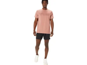 ASICS Shirts met korte mouwen | Bovenkleding> LOGO SS TEE Umeboshi/Antique Red