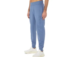 ASICS Broek | Broeken> LOGO SWEATPANT Denim Blue/Thunder Blue