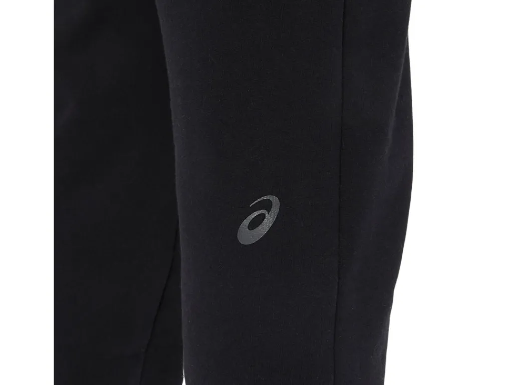 asics_logo_sweatpant_3.webp ASICS Broek | Broeken> LOGO SWEATPANT Performance Black/Graphite Grey