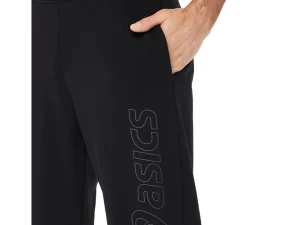 ASICS Broek | Broeken> LOGO SWEATPANT Performance Black/Graphite Grey