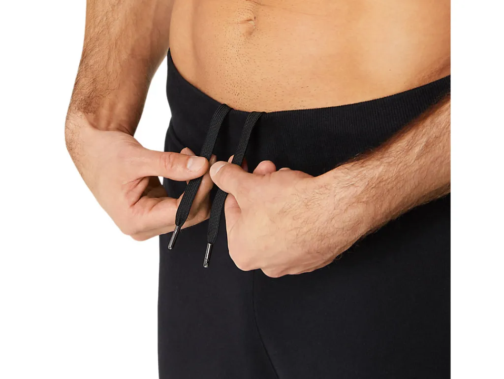 asics_logo_sweatpant_5.webp ASICS Broek | Broeken> LOGO SWEATPANT Performance Black/Graphite Grey