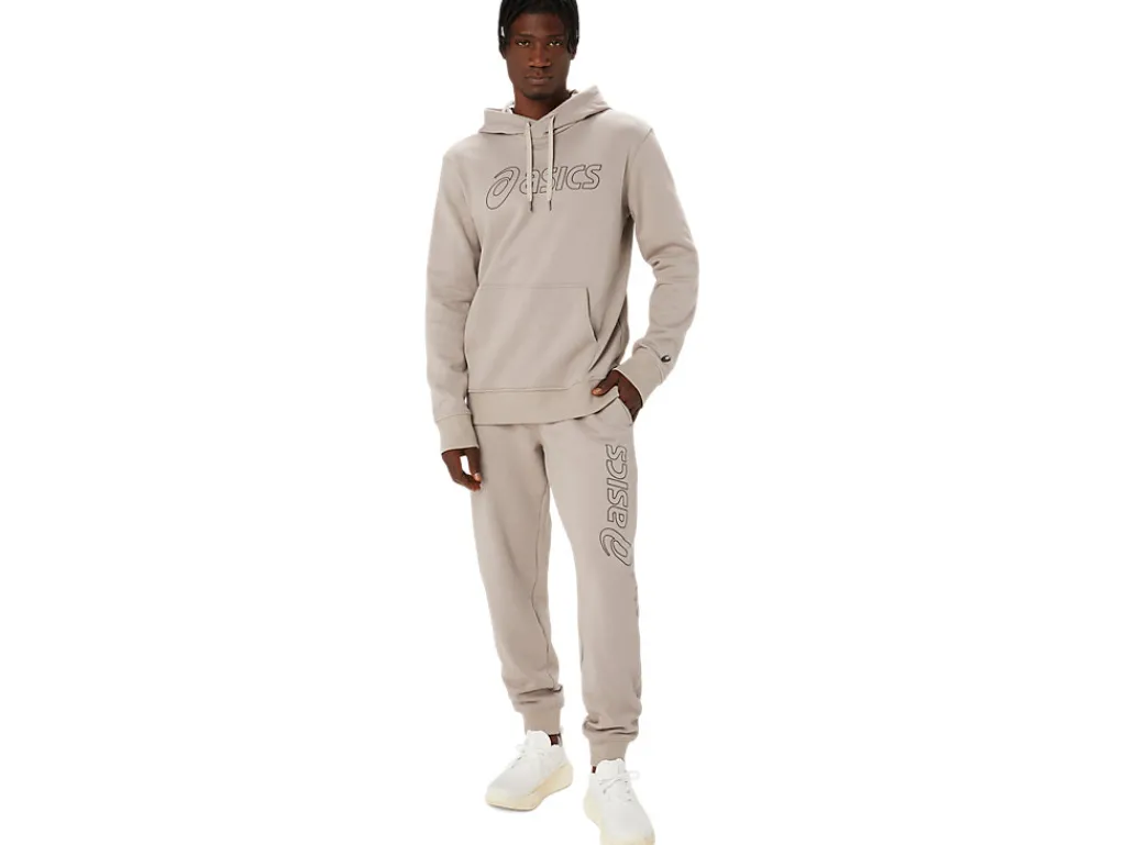 asics_logo_sweatpant_6-1.webp ASICS Broek | Broeken> LOGO SWEATPANT Moonrock/Graphite Grey