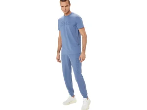 ASICS Broek | Broeken> LOGO SWEATPANT Denim Blue/Thunder Blue