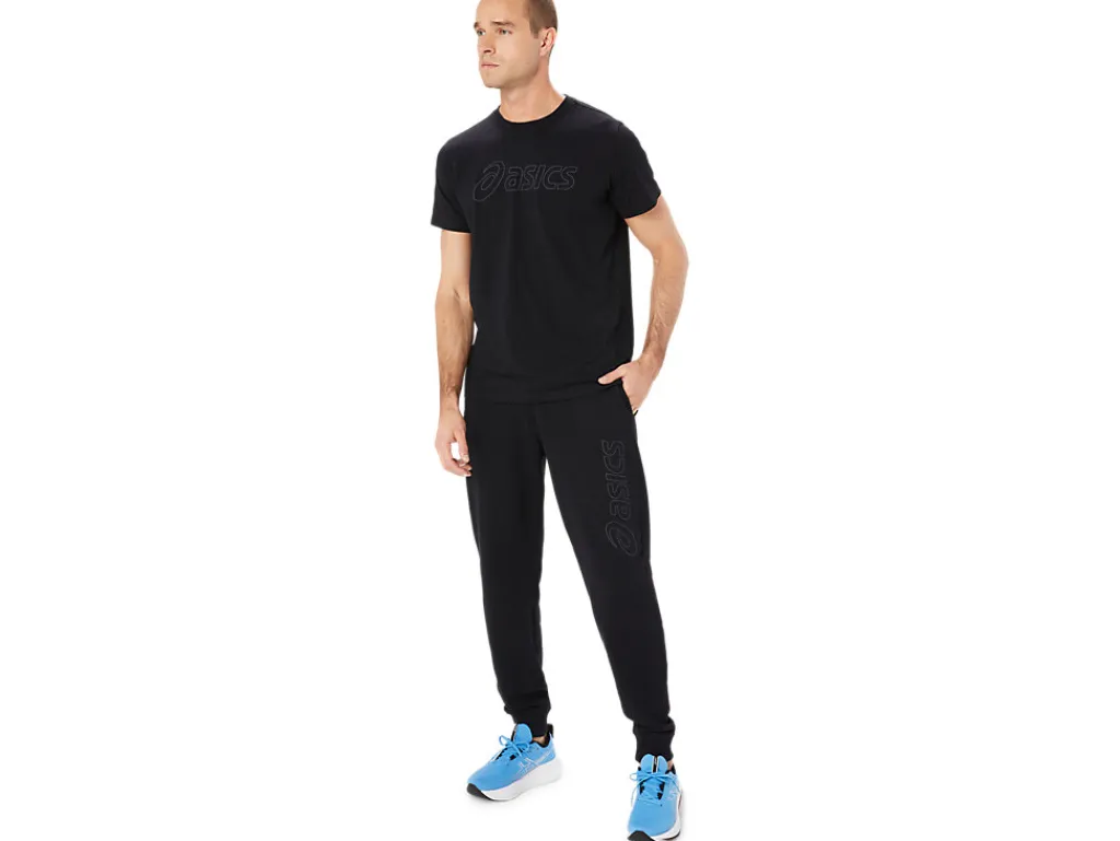 asics_logo_sweatpant_6.webp ASICS Broek | Broeken> LOGO SWEATPANT Performance Black/Graphite Grey