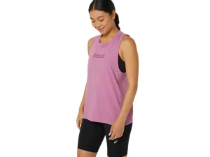 ASICS Shirts met korte mouwen | Tanktops> LOGO TANK Soft Berry