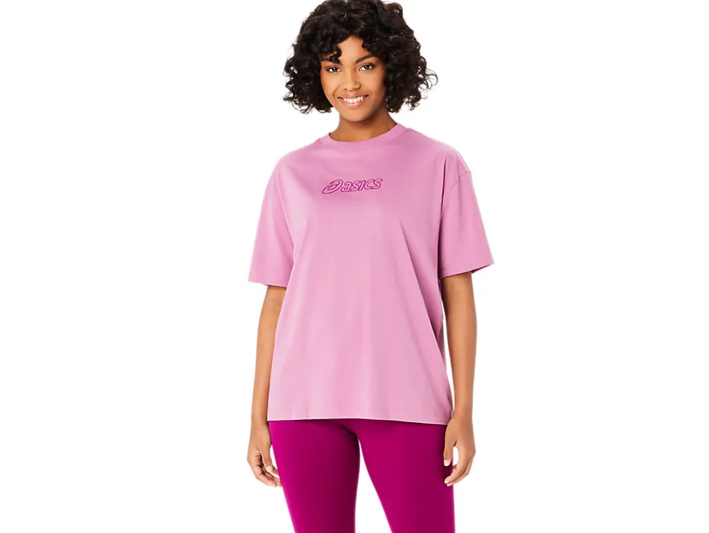 asics_logo_tee_0-2.webp ASICS Shirts met korte mouwen | Bovenkleding> LOGO TEE Soft Berry