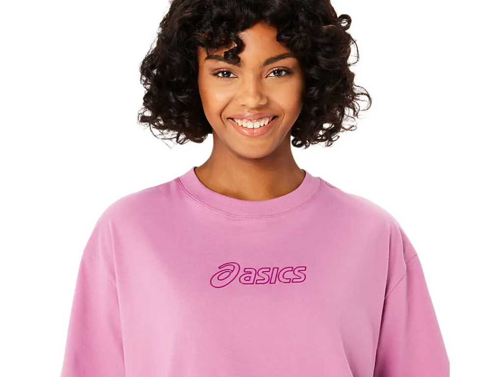asics_logo_tee_3-2.webp ASICS Shirts met korte mouwen | Bovenkleding> LOGO TEE Soft Berry