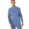ASICS Hoodies en sweatshirts | Shirts met lange mouwen> SWEATSHIRT Denim Blue/Thunder Blue