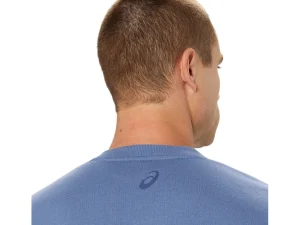 ASICS Hoodies en sweatshirts | Shirts met lange mouwen> SWEATSHIRT Denim Blue/Thunder Blue