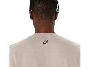 ASICS Hoodies en sweatshirts | Shirts met lange mouwen> SWEATSHIRT Moonrock/Graphite Grey