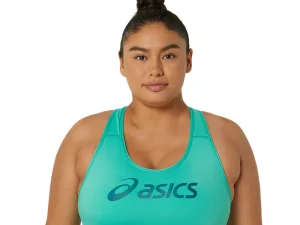 ASICS Kleding | Hardlopen>CORE LOGO BRA Aurora Green/Rich Teal