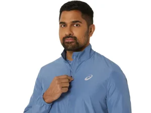 ASICS Kleding | Hardlopen>CORE JACKET Denim Blue
