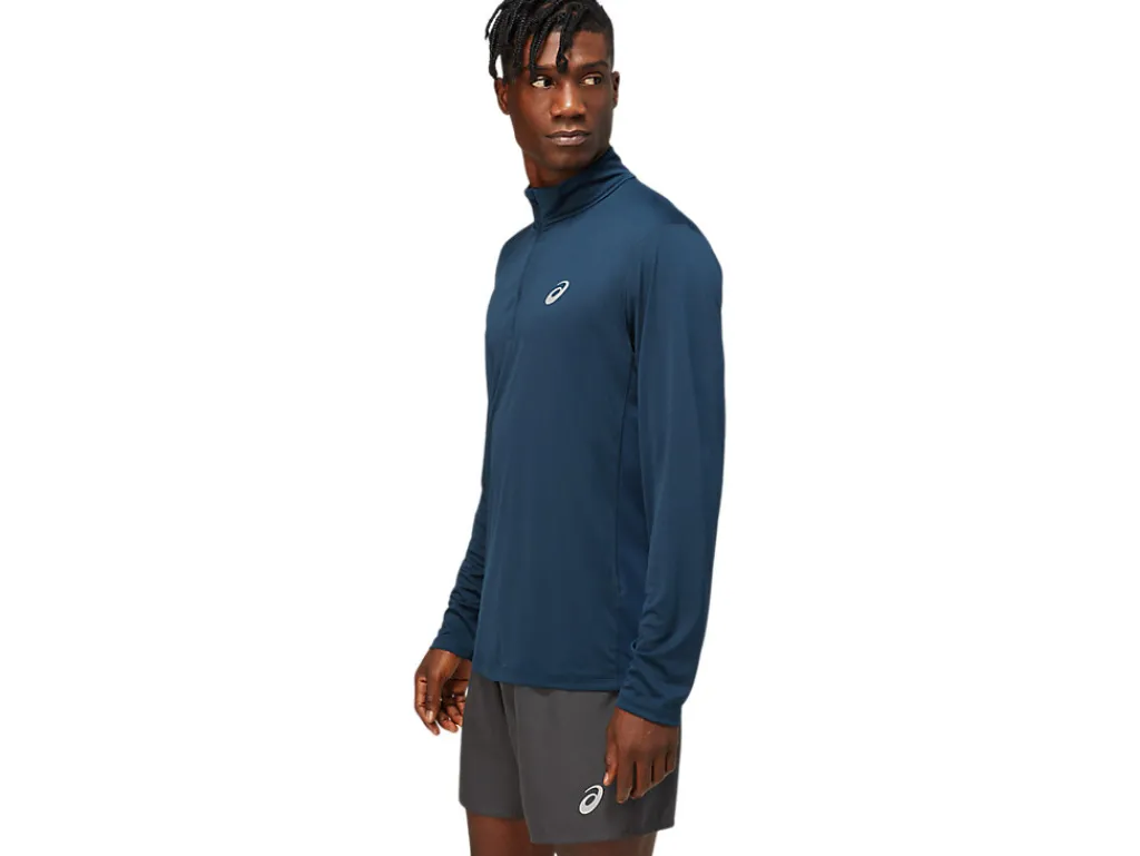 core_ls__zip_top_2-2.webp ASICS Kleding | Hardlopen>CORE LS 1/2 ZIP TOP French Blue