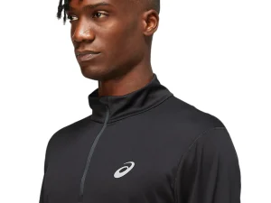 ASICS Kleding | Hardlopen>CORE LS 1/2 ZIP TOP Performance Black
