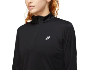 ASICS Kleding | Hardlopen>CORE LS 1/2 ZIP TOP Performance Black