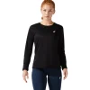 ASICS Kleding | Hardlopen>CORE LS TOP Performance Black