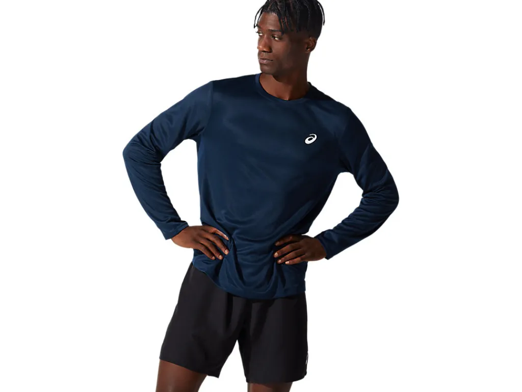core_ls_top_0-4.webp ASICS Kleding | Hardlopen>CORE LS TOP French Blue