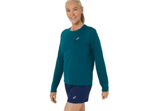 ASICS Kleding | Hardlopen>CORE LS TOP Rich Teal