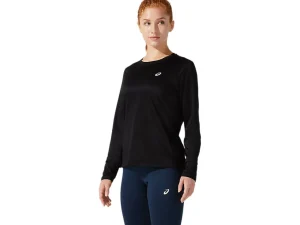 ASICS Kleding | Hardlopen>CORE LS TOP Performance Black