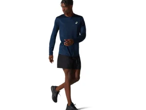 ASICS Kleding | Hardlopen>CORE LS TOP French Blue