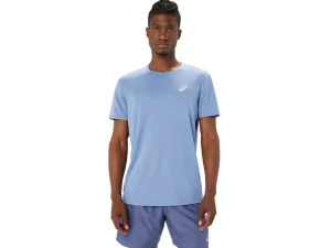 ASICS Kleding | Hardlopen>CORE SS TOP Denim Blue