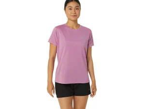 ASICS Kleding | Hardlopen>CORE SS TOP Soft Berry