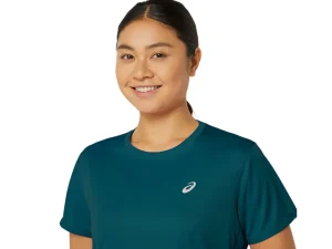 ASICS Kleding | Bovenkleding>CORE SS TOP Rich Teal