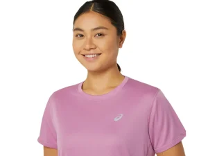 ASICS Kleding | Hardlopen>CORE SS TOP Soft Berry
