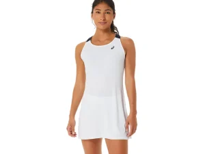 ASICS Kleding | Tennis>COURT DRESS Brilliant White/Midnight