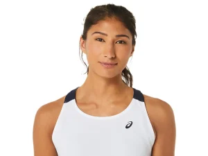 ASICS Kleding | Tennis>COURT DRESS Brilliant White/Midnight