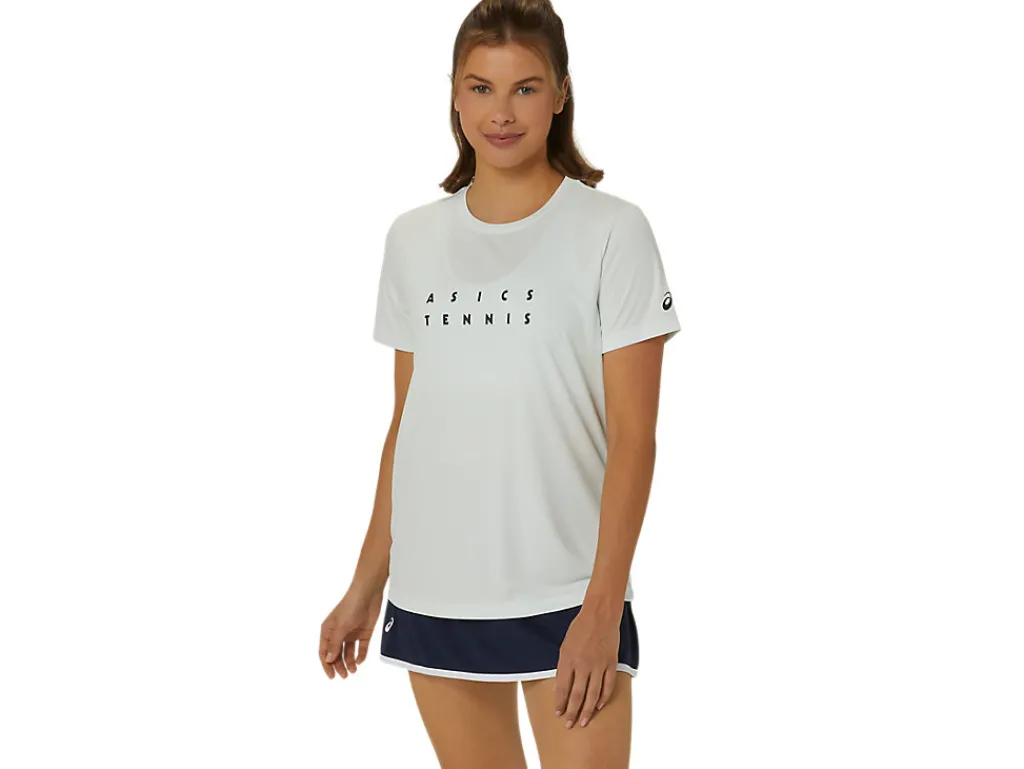 court_graphic_tee_0.webp ASICS Kleding | Shirts met korte mouwen>COURT GRAPHIC TEE Pale Mint