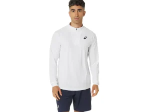 ASICS Kleding | Tennis>COURT LS ZIP TOP Brilliant White/Brilliant White