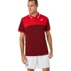 ASICS Kleding | Tennis>COURT POLO SHIRT Beet Juice/Classic Red