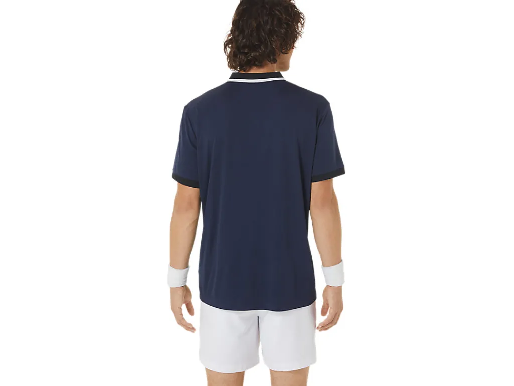 court_polo_shirt_1.webp ASICS Kleding | Tennis>COURT POLO SHIRT Midnight/Performance Black