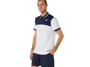 ASICS Kleding | Tennis>COURT POLO SHIRT Brilliant White/Midnight