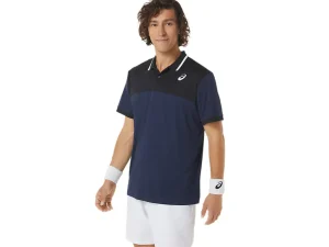 ASICS Kleding | Tennis>COURT POLO SHIRT Midnight/Performance Black