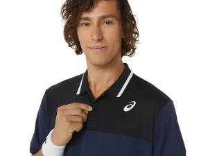 ASICS Kleding | Tennis>COURT POLO SHIRT Midnight/Performance Black