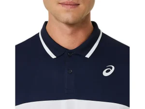 ASICS Kleding | Tennis>COURT POLO SHIRT Brilliant White/Midnight