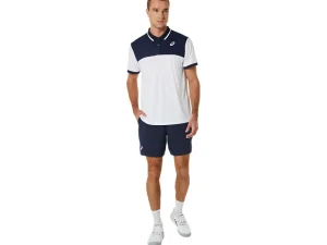 ASICS Kleding | Tennis>COURT POLO SHIRT Brilliant White/Midnight